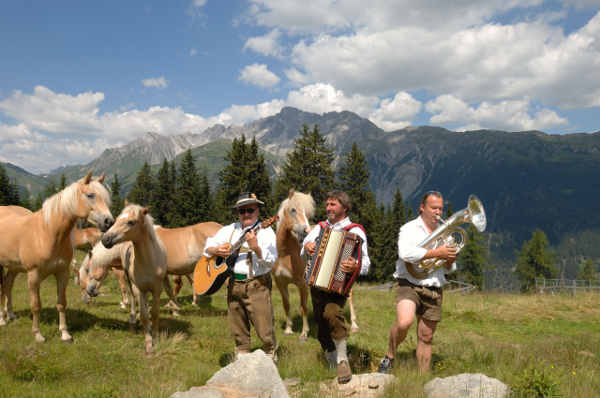 Musikanten beim Almfest in St. Anton am Arlberg